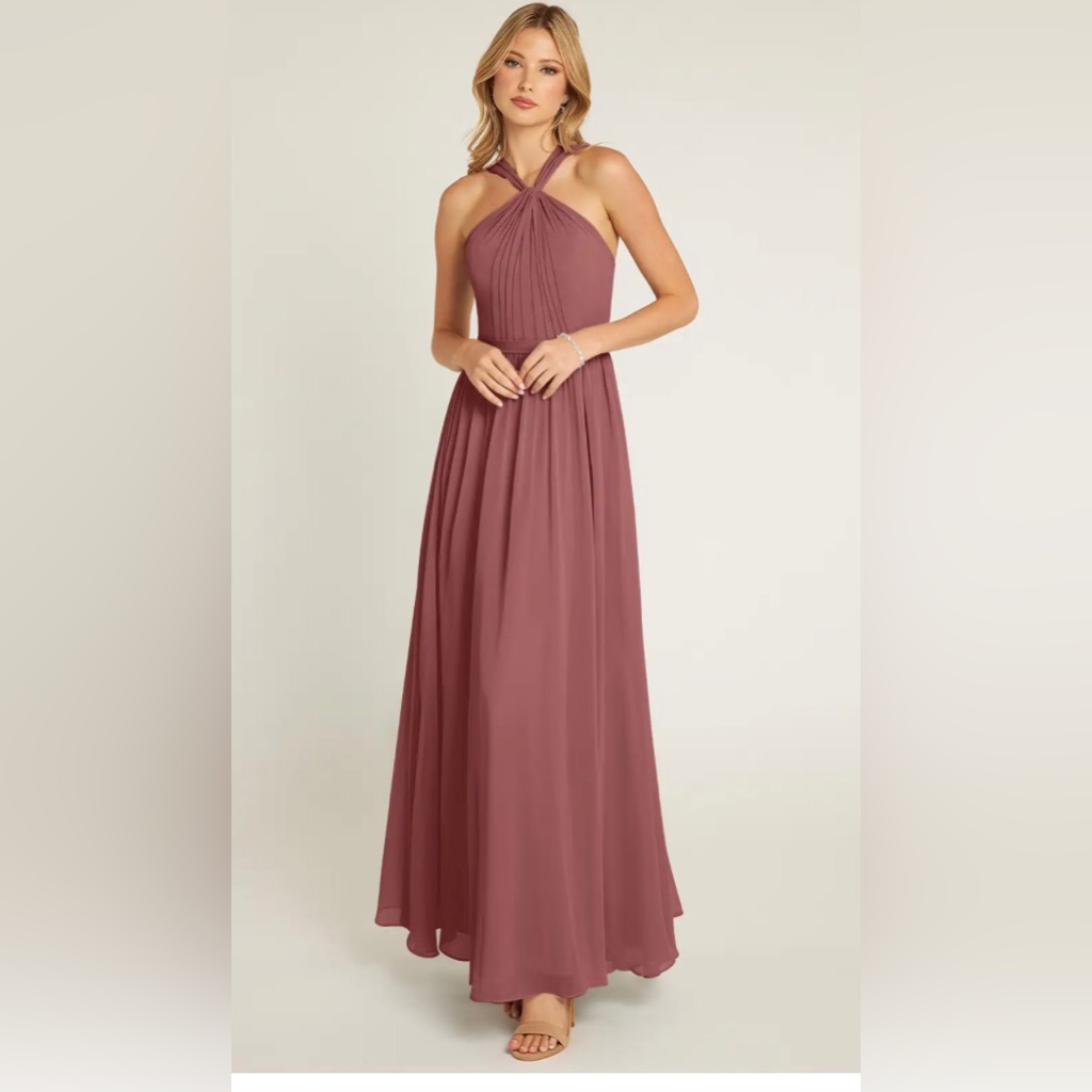 Azazie Jacey Dress In Amethyst Size 6